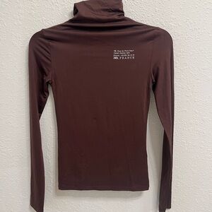 Zara Chocolate Long Sleeve Turtleneck